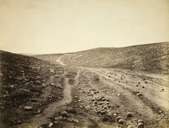 La Vallée de la Mort, après la Charge de la Brigade Légère, 1855